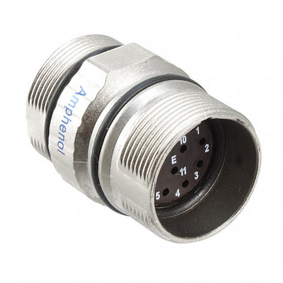 MA1JAE1200 by Amphenol Sine Systems Corp - CONNECTOR RECPT HSNG F/M 12POS INLINE