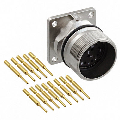 MA1LAE1200-KIT by Amphenol Sine Systems Corp - CONNECTOR RECPT MALE 12POS GOLD CRIMP