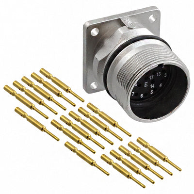 MA1LAE1700-KIT by Amphenol Sine Systems Corp - CONNECTOR RECPT MALE 17POS GOLD CRIMP