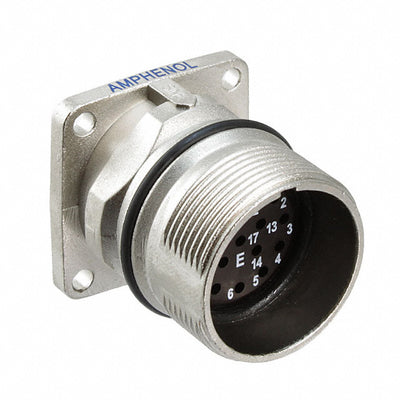 MA1LAE1700 by Amphenol Sine Systems Corp - CONNECTOR RECPT HSNG F/M 17POS PNL MNT