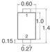 MA27P1100L by Panasonic Electronic Components - RF DIODE PIN 60V SSSMINI2-F2
