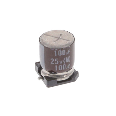 MAL215376101E3 by Vishay Beyschlag/Draloric/BC Components - ALUMIN CAP 100UF 20% 25V SMD