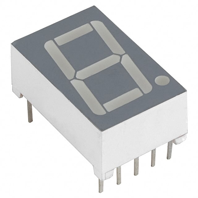 MAN6480 by onsemi - LED 7-SEG SGL CC GRN RHDP .56