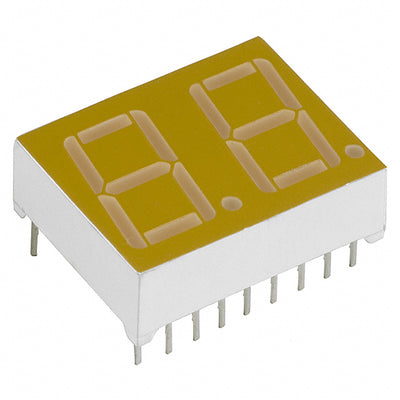 MAN6610 by onsemi - LED 7-SEG DUAL CA ORN RHDP .56