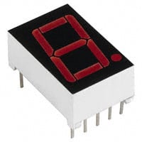 MAN6760 by onsemi - LED 7-SEG SGL CA RED RHDP .56