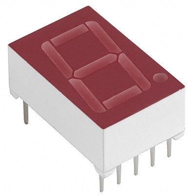 MAN6980 by onsemi - LED 7-SEG SGL CC RED RHDP .56