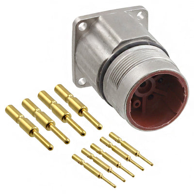 MB1LLN0800-KIT by Amphenol Sine Systems Corp - CONNECTOR RECPT MALE 8POS GOLD CRIMP