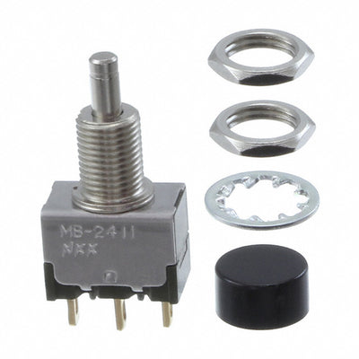 MB2411E1G01-FA by NKK Switches - PUSH SWITCH SPDT 0.4VA 28V
