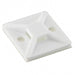 MB3A10C2 by HellermannTyton - CABLE TIE HLDR QUAD ADH WHITE