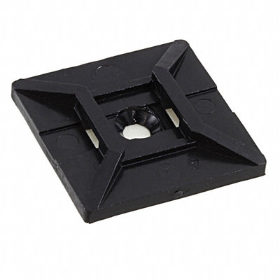 MB4SHA0H4 by HellermannTyton - CABLE TIE HLDR DUAL ADH BLACK