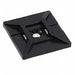 MB4SHA0H4 by HellermannTyton - CABLE TIE HLDR DUAL ADH BLACK