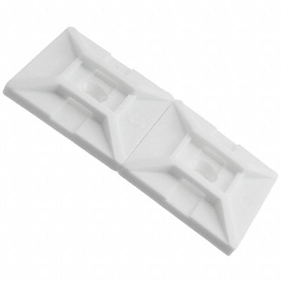 MB4SHA10C2 by HellermannTyton - CABLE TIE HLDR DUAL ADH WHITE
