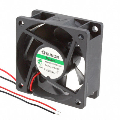 MB60252V1-000U-A99 by Sunon Fans - FAN AXIAL 60X25MM 24VDC WIRE