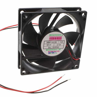 MB8020M12B-FSR by Mechatronics Fan Group - FAN AXIAL 80X20MM 12VDC WIRE