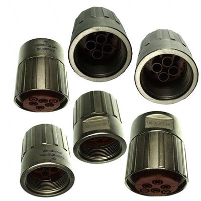 MC1CJN0600 by Amphenol Sine Systems Corp - CONNECTOR PLG HSG FMALE 6POS INLINE