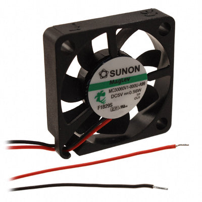MC30060V1-000U-A99 by Sunon Fans - FAN AXIAL 30X6.9MM 5VDC WIRE