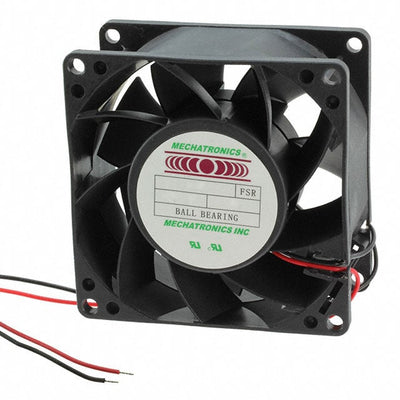 MC8038U12B-FSR by Mechatronics Fan Group - FAN AXIAL 80X38MM 12VDC WIRE
