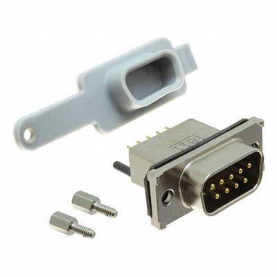 MDBE09PE760 by Amphenol ICC (Commercial Products) - CONNECTOR D-SUB PLUG 9P PNL MNT SLDR