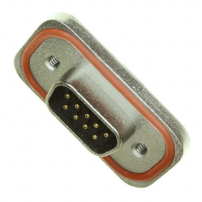 MDBE09PE860 by Amphenol ICC (Commercial Products) - CONNECTOR D-SUB PLUG 9P PNL MNT SLDR