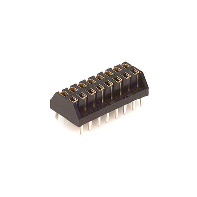 MDF7-16D-2.54DSA(56) by Hirose Electric Co Ltd - CONNECTOR RECPT 16POS 0.1 GOLD PCB