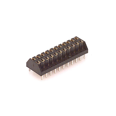 MDF7-22D-2.54DSA(56) by Hirose Electric Co Ltd - CONNECTOR RECPT 22POS 0.1 GOLD PCB