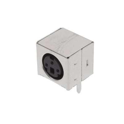 MDJ-003-FS by Adam Tech - CONNECTOR JACK FMALE MINI DIN 3P SLDR