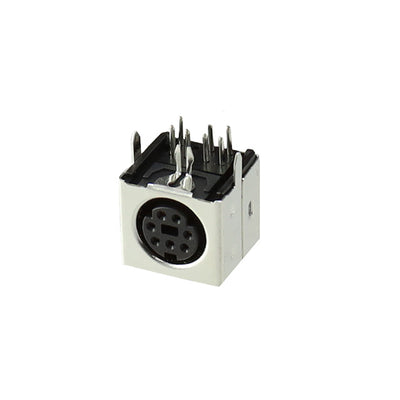 MDJ-007-FS by Adam Tech - CONNECTOR JACK FMALE MINI DIN 7P SLDR