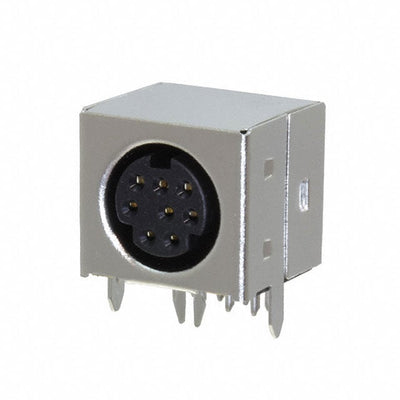 MDJ-008-FS by Adam Tech - CONNECTOR JACK FMALE MINI DIN 8P SLDR