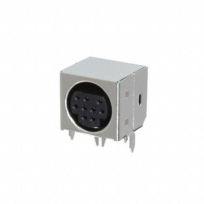 MDJ-009-FS by Adam Tech - CONNECTOR JACK FMALE MINI DIN 9P SLDR