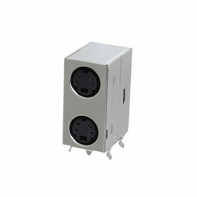 MDJD-004-FS by Adam Tech - CONNECTOR JACK FMALE MIN DIN 4/4P SLD
