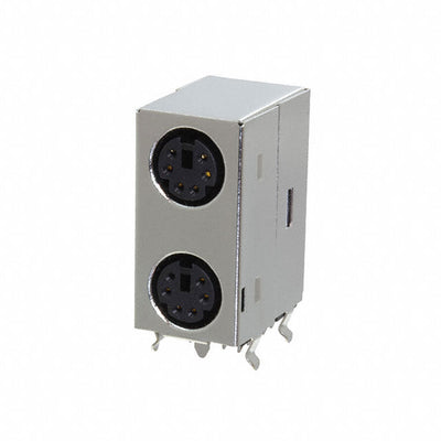 MDJD-006-FS-RT by Adam Tech - CONNECTOR JACK FMALE MIN DIN 6/6P SLD