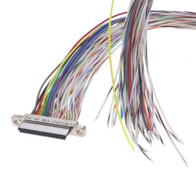 MDLM-37P6PS18B-F222 by ITT Cannon, LLC - CONNECTOR MICRO-D PLUG 37POS 18IN WIR