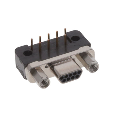 MDLM-9PCBRP-F222 by ITT Cannon, LLC - CONNECTOR MICRO-D PLUG 9POS R/A SLDR
