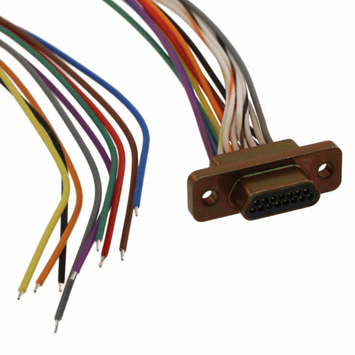 MDM-15PH003B by ITT Cannon, LLC - CABLE ASY MIC D-WIR 15P 457.2MM