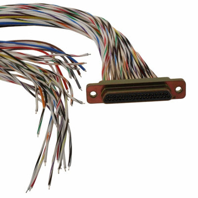 MDM-37PH006L by ITT Cannon, LLC - CABLE ASY MIC D-WIR 37P 914.4MM
