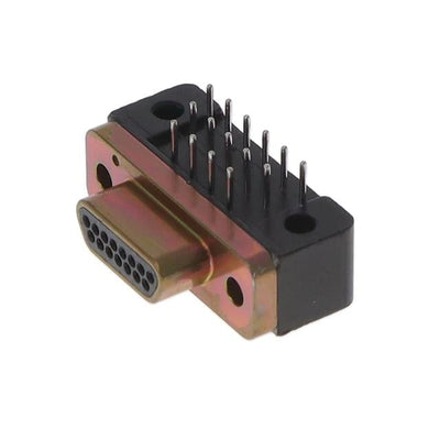MDM-15PCBR-L61-F222 by ITT Cannon, LLC - MDM 15 P COND BOARD RIGHT HT