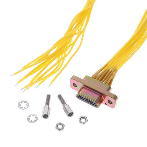 MDM-15PH001M7 by ITT Cannon, LLC - MICRO 15 M 18"" YEL JACKP