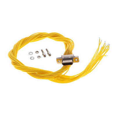 MDM-15PH001P-A174 by ITT Cannon, LLC - CABLE ASY D TO WIRE 15P 457.2MM