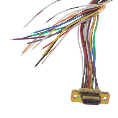 MDM-15PH002B by ITT Cannon, LLC - CABLE ASY D TO WIRE 15P 304.8MM