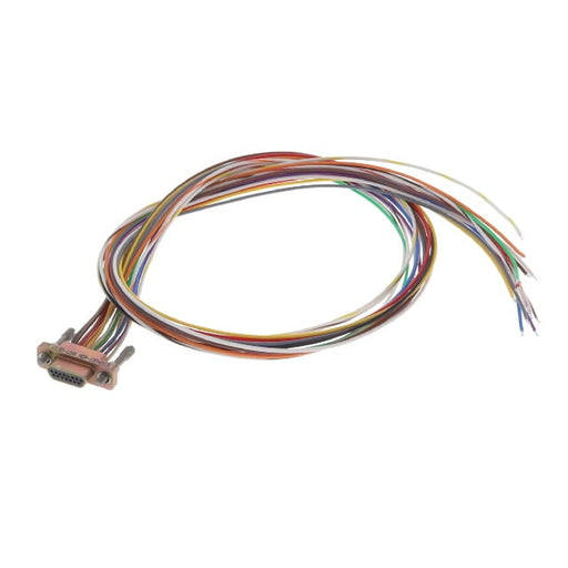 MDM-15PH003K by ITT Cannon, LLC - CABLE ASY D TO WIRE 15P 457.2MM
