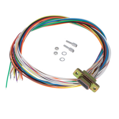 MDM-15PH003P by ITT Cannon, LLC - CABLE ASY D TO WIRE 15P 457.2MM