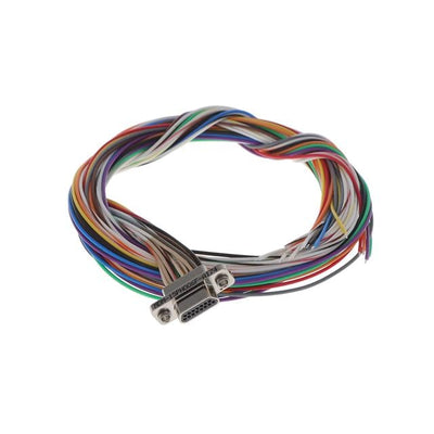MDM-15PH006F-A174 by ITT Cannon, LLC - CABLE ASY D TO WIRE 15P 914.4MM