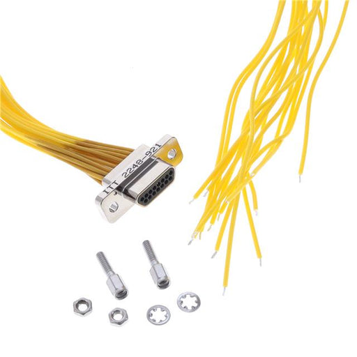 MDM-15PH011P-A174 by ITT Cannon, LLC - MICRO 15C P 36"" YEL JACKP NI