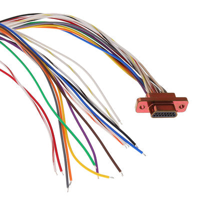 MDM-15PH046B by ITT Cannon, LLC - CABLE ASSY D TO WIRE 15P 1.83M