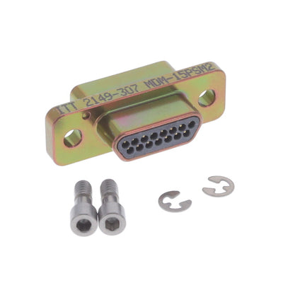 MDM-15PSM2 by ITT Cannon, LLC - CONNECTOR MICRO-D PLUG 15POS PNL MNT