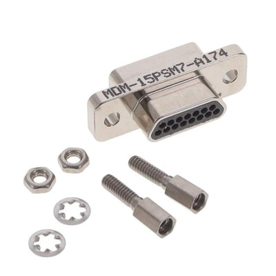 MDM-15PSM7-A174 by ITT Cannon, LLC - MICRO 15C P SOLDERCUP JACKP NI