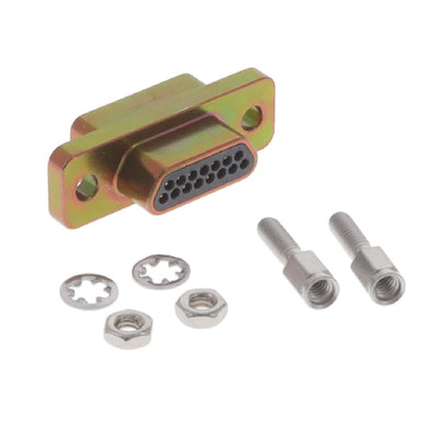 MDM-15PSP by ITT Cannon, LLC - CONNECTOR MICRO-D PLUG 15POS PNL MNT