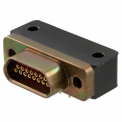 MDM-15SCBR-F222 by ITT Cannon, LLC - CONNECTOR MICRO-D RCPT 15POS R/A SLDR