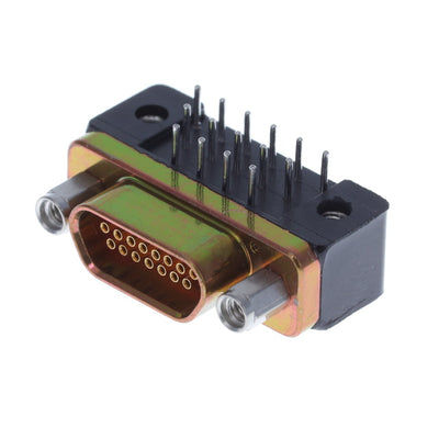 MDM-15SCBRPT by ITT Cannon, LLC - CONNECTOR MICRO-D RCPT 15POS R/A SLDR