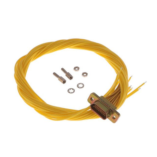 MDM-15SH001M7 by ITT Cannon, LLC - MDM 15 S WIRED - 18"" YELLOW